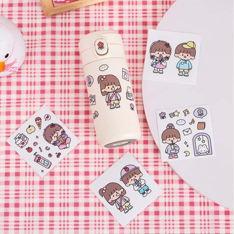 สติกเกอร์-การ์ตูนตกแต่ง-สติกเกอร์แต่งกระบอกน้ำ-การ์ตูนตกแต่ง-diy
