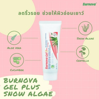 BURNOVA GEL PLUS SNOW ALGAE มีสองขนาด 25G/70G สีชมพู