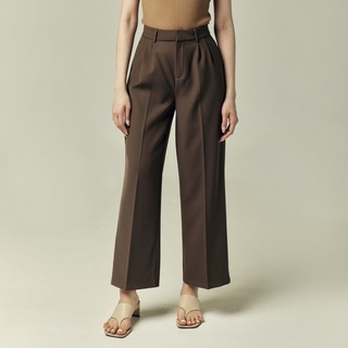 Aliotte - Monroe Trousers กางเกงสแลคขายาวผ้าทิ้งตัว