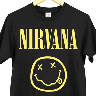 Tee เสื้อยืด เสือยืดผู้ชาย - NIRVANA Inspired ความละเอียดสูงพิเศษพิมพ์คุณภาพสูง unisex Tshirts COD