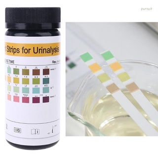 สินค้า pur/ 100 Strips URS-4K Glucose pH Protein Ketone Urine Test Paper Strip with Anti-VC