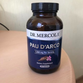 แท้นำเข้าUSA  Dr. Mercola, Pau DArco, 1,000 mg, 120 Capsules