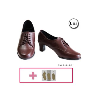 สินค้า L4a รองเท้าครูลูกเสือผู้หญิง ส้นสูงเรียว 2นิ้ว