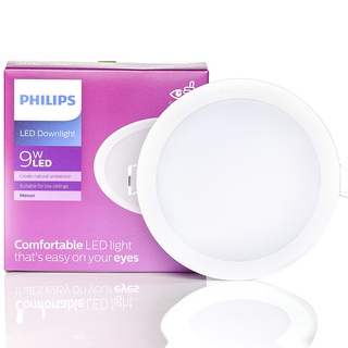 PHILIPS โคมไฟ DOWN LIGHT 9W ขนาด 4 นิ้ว ฟิลิปส์ LED หน้ากลม MESON 105 GEN3 59449