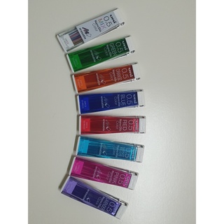 ไส้ดินสอกดสีๆ ไส้ดินสอกด Uni Nano Dia Color สีสดสวย ลบได้