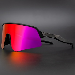 แว่นตากันแดด เลนส์โพลาไรซ์ ป้องกันแสง UV400 สําหรับขี่จักรยาน เล่นกีฬากลางแจ้ง