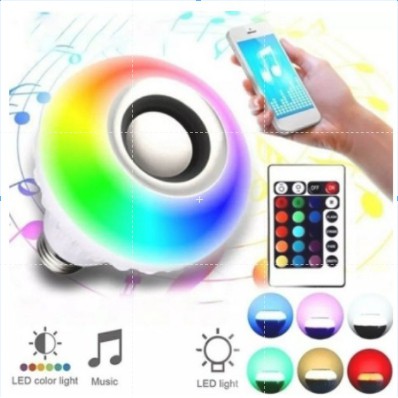 หลอดไฟลำโพงบูลทูธ-wei-01ra-led-bluetooth-music-bulb-speaker-เชื่อมต่อบูลทูธเปิดเพลงจากมือถือ-เปลี่ยนสีไฟได้-มาพร้อมรีโมท