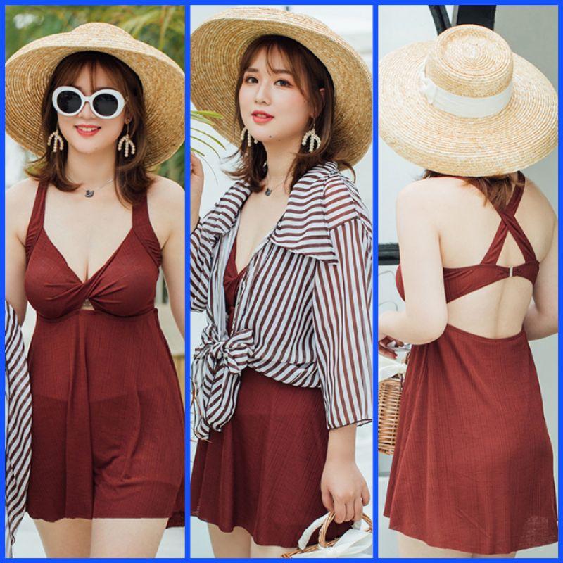 ชุดว่ายน้ำ-เซต-2-ชิ้น-5xlอก-40-46-เอว-34-40-สะโพก-40-48-ชุดยาว-32-เสื้อคลุมตัวนอก-อก-50-นิ้ว-ผ้าดี-งานสวย-คุ้มราคามากๆ