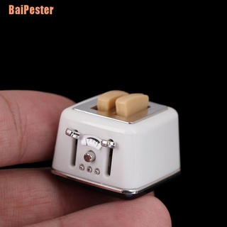 Baipester (X) เครื่องปิ้งขนมปัง ขนาดเล็ก น่ารัก สําหรับตกแต่งบ้านตุ๊กตา (X)