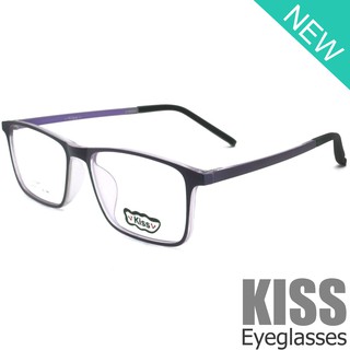 Korea แว่นตาแฟชั่น รุ่น KISS DS 9028 C-17 วัสดุ Plastic เบาและยืดหยุนได้(สำหรับตัดเลนส์)