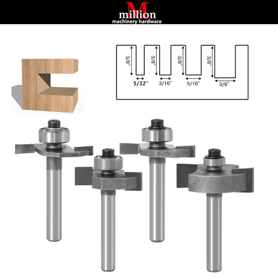 4pcs 6.35 มม.1/4 