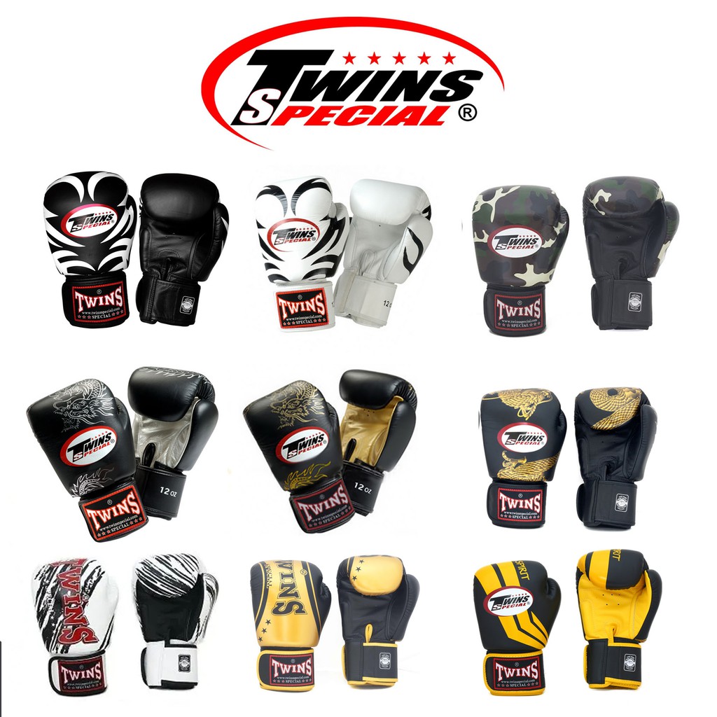 นวมชกมวยแฟนซี Twins Special Fancy Boxing Gloves หนังแท้ | Shopee Thailand