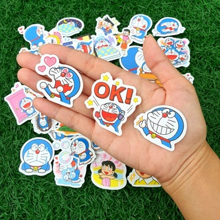 สติ๊กเกอร์ โดเรม่อน Doraemon (อิโมจิ) ติดแน่น กันน้ำ ติดเคสมือถือ (40ชิ้น) sticker