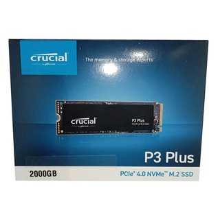 Crucial P3 Plus 2TB PCIe4.0 NVMe M.2 2280 Internal SSD (5000MB/s), CT2000P3PSSD8