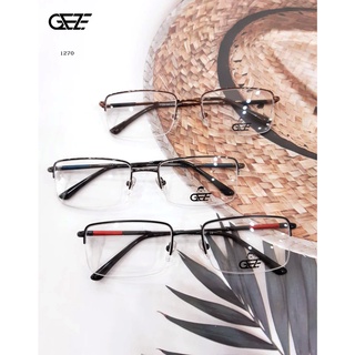 ภาพหน้าปกสินค้ากรอบแว่นตา GEZE รุ่น 1270 (ขาสปริง) น้ำหนักเบา ใส่สบาย Vintage มีบริการตัดแว่นสายตาราคาถูก ที่เกี่ยวข้อง