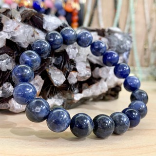 กำไลข้อมือหิน โซดาไลท์ Sodalite สีเข้ม *หินธรรมชาติ*