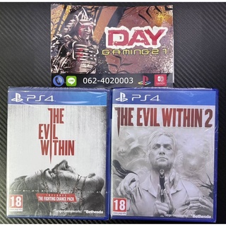 แผ่นเกมส์ PS4  **The Evil Within <1><2>**  สินค้ามือ <1><2>