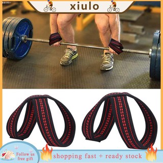 ❀XIULO READY❀Soft Figure 8 Weight Lifting Straps Gym Training Support Hand Protective Sleeves