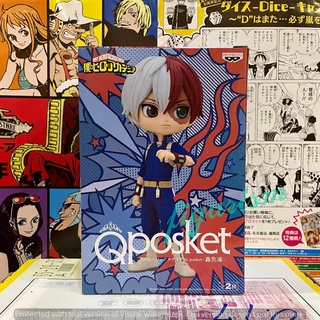 Q posket คิวพอสเก็ต my hero academia มายฮีโร่ อคาเดเมีย 🔥Todoroki Shoto A โทโดโรกิ โชโตะ สีเข้ม 🔥แท้ ญี่ปุ่น