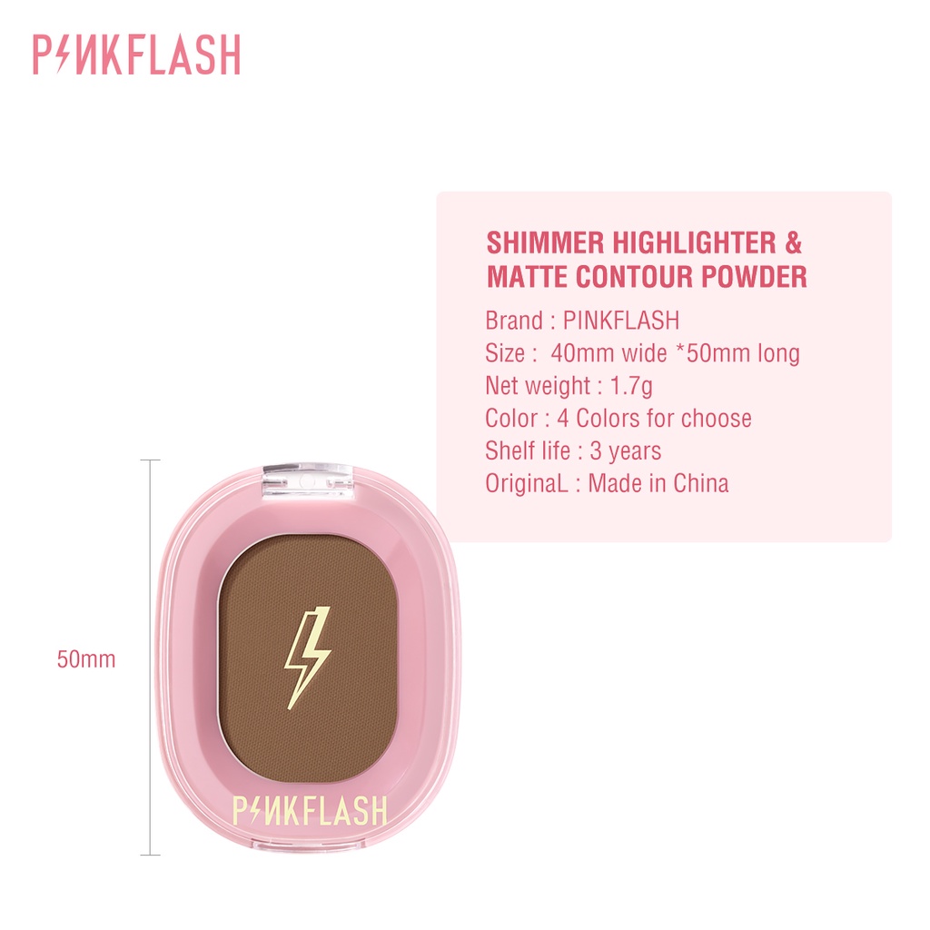 ภาพสินค้าPinkflash Ohmyshow ไฮไลต์เนื้อฝุ่น เนื้อนิ่ม มีชิมเมอร์ สำหรับแต่งหน้า จากร้าน pinkflash.th บน Shopee ภาพที่ 9