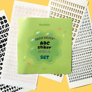 Decoration pocket ABC sticker special set