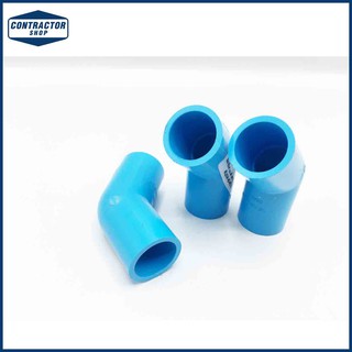 ข้องอ PVC พีวีซี 45 องศา  หนา-ฟ้า ตราช้าง ขนาด 1/2" #ELBOW 45-WS B (10ตัว/แพ็ค)