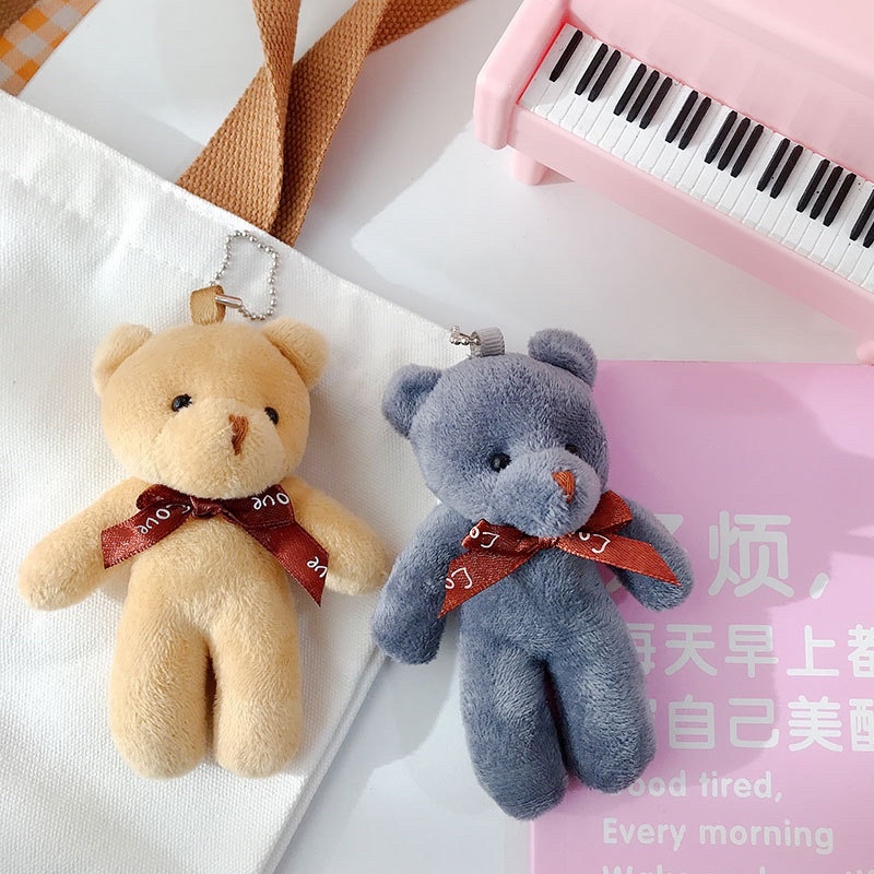 h133-864-พวงกุญแจหมีน่ารัก-9-สี-เหมาะแจกของชำร่วย-งานแต่งงาน-ส่งจากกรุงเทพ-np