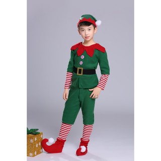 สินค้า 7C172 ชุดเด็กชาย ชุดซานตาครอส ชุดซานต้า ชุดคริสต์มาส ชุดเอลฟ์ Santa Santa claus Christmas Costumes