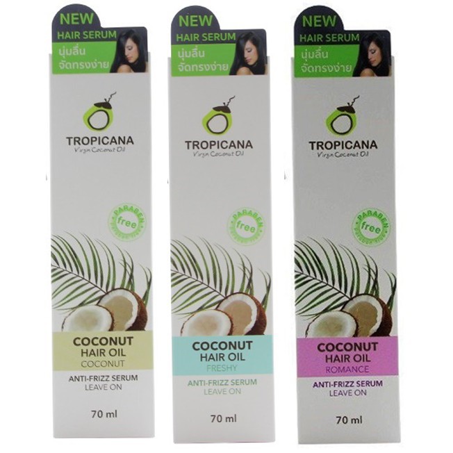 tropicana-hair-serum-ทรอปิคานา-เซรั่ม-บำรุง-ผม-ขนาด-70-ml-สูตร-coconut-romance-freshy-ร้านค้าขายส่ง-ราคาถูกที่สุด