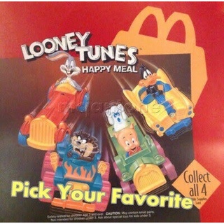 Looney Tunes Quak Up Car Happy Meal McDonald’s 1992 ครบชุดคะ