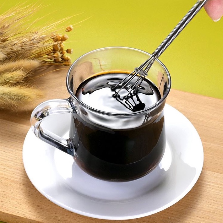 ตะกร้อชงกาแฟ-ตะกร้อจิ๋ว-ตะกร้อมือขนาดเล็ก-ใช้ชงกาแฟ-ความยาว-18cm-วัสดุเป็นสแตนเลส