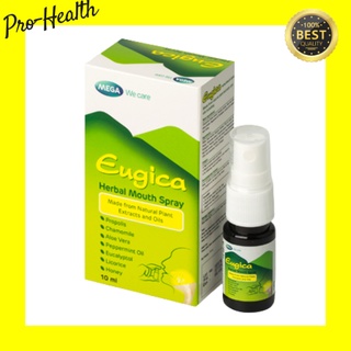 ภาพหน้าปกสินค้าMega We Care Eugica Herbal Mouth Spray ยูจิก้า เฮอร์บอล เม้าท์ สเปรย์ 10 ML [1 ขวด] ที่เกี่ยวข้อง