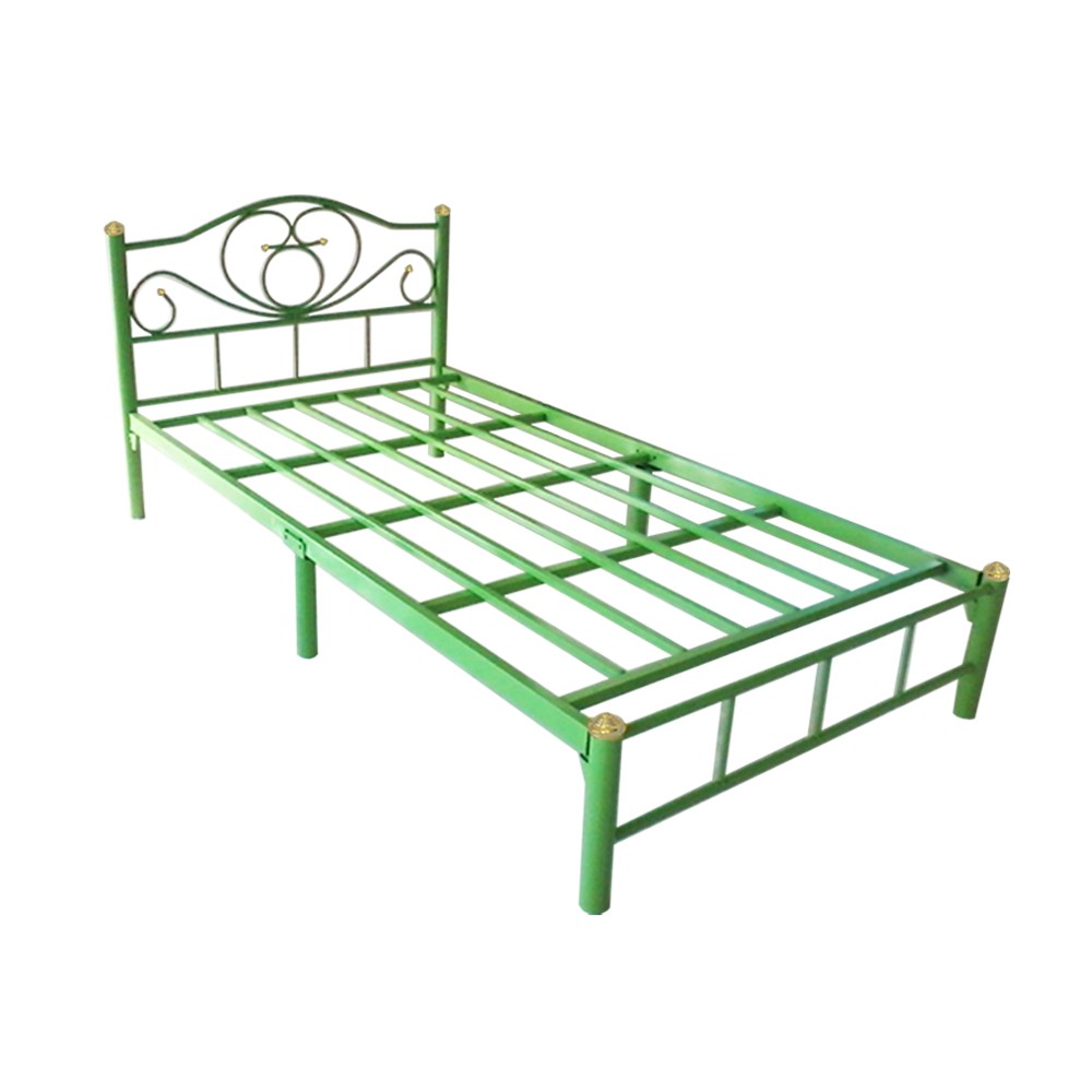 เตียงนอน-เตียงเหล็ก-3-5ฟุต-รุ่นอินดี้-ขนาดกว้าง105-ยาว200-สูง27เซนติเมตร