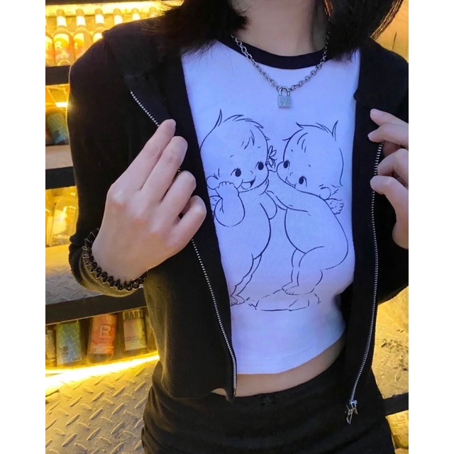 พรีออเดอร์ PREORDER Brandy Melville NWT Ashlyn Angel To Shopee Thailand
