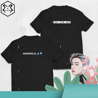 【ใหม่】Cha Eun Woo IG Verified Inspired Tees Unisex เสื้อยืด ชาอึนอู  เสื้อยืดแฟชั่นสำหรับผู้ชายและผู้หญิง Cotton 100%