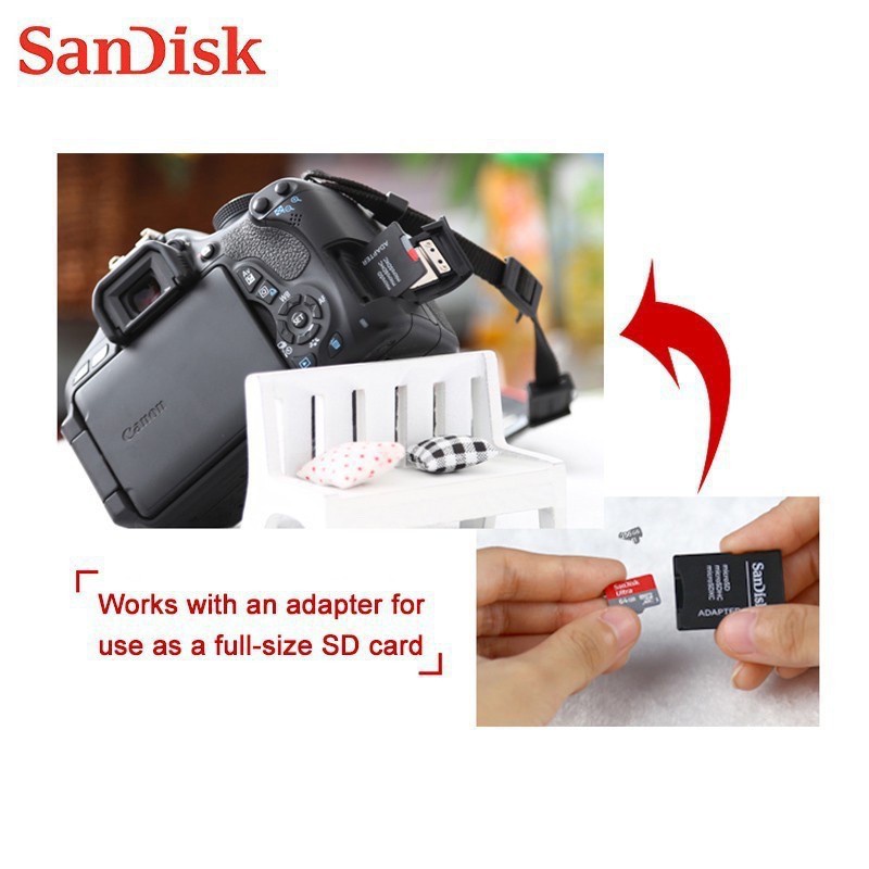 ภาพหน้าปกสินค้าSandisk Ultra microSD UHS-I การ์ด A1 120MB/s 16GB 32GB 64GB 128GB 256GB จากร้าน weixuan88.th บน Shopee