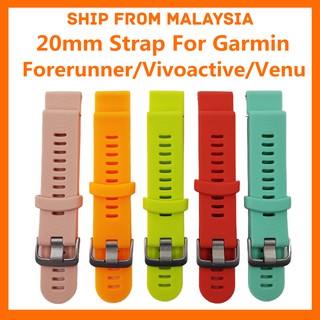 สายนาฬิกาข้อมือ Garmin Forerunner 55 245 Venu Venu SQ 2 Venu 2 Plus Vivoactive 5 3 Element vivomove Approach 20 มม.