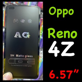 Oppo Reno 4Z 5G หน้าจอ 6.57นิ้ว ฟิล์มกระจก เต็มจอ แบบด้าน :AG: กาวเต็ม