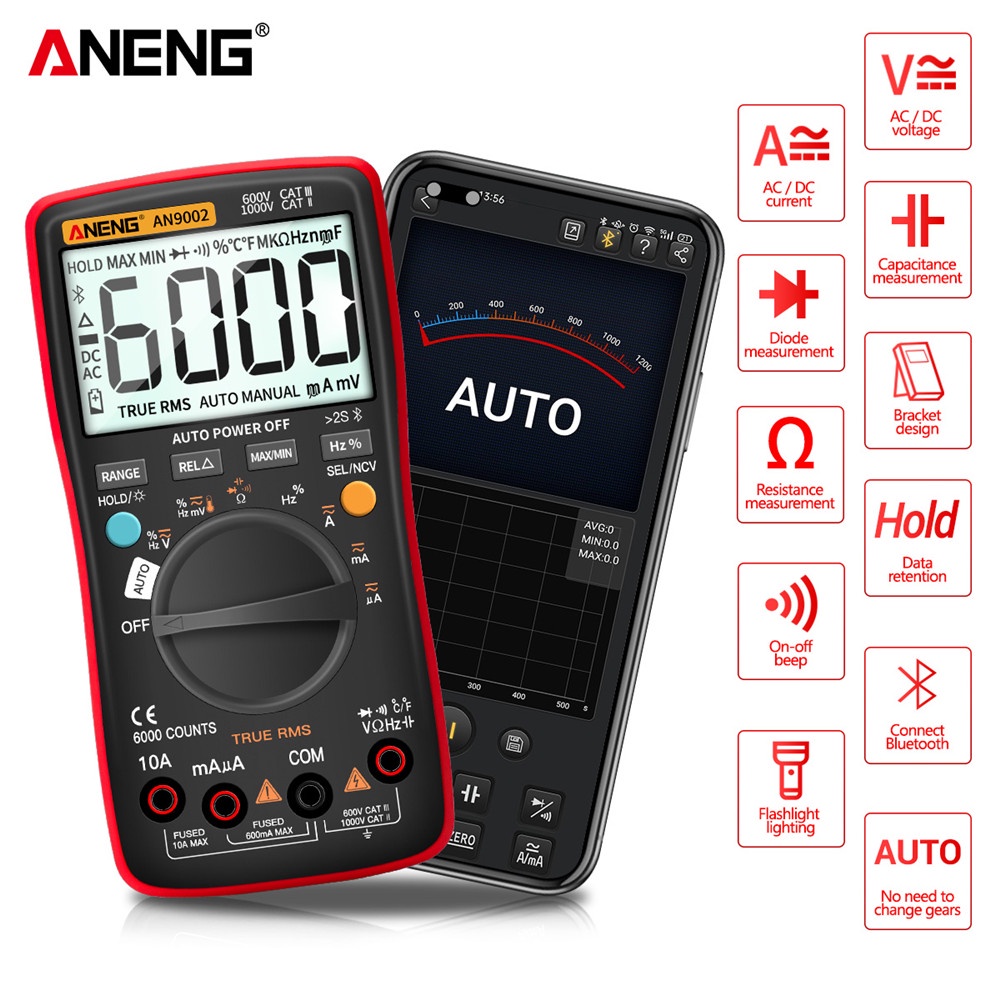 aneng-an9002-เครื่องมัลติมิเตอร์ดิจิทัล-บลูทูธ-6000-rms-ac-dc-วัดแรงดันไฟฟ้าอัตโนมัติ