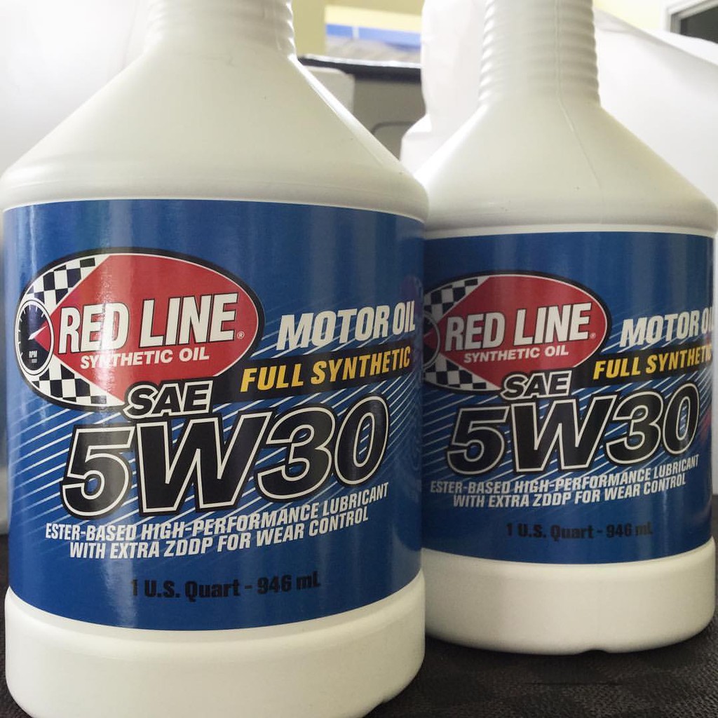 น้ำมันเครื่อง Red Line 5W30 Red Line Motor Oil ขวด 1 quart(ประมาณ0.95 ...