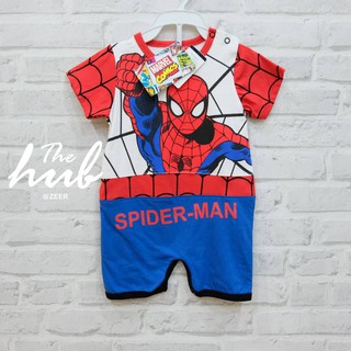 📣📣 ส่งฟรี EMS!!! ชุดบอดี้สูทเด็กลาย Spiderman