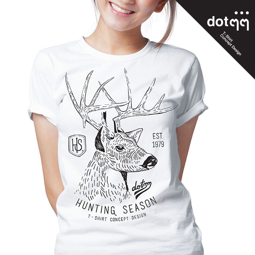 dotdotdot-เสื้อยืด-concept-design-ลาย-hunting-white