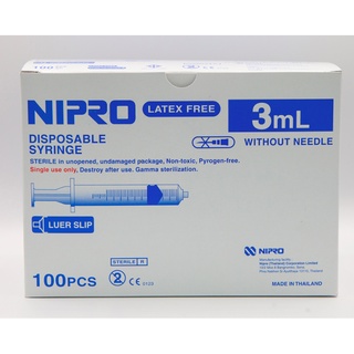 ไซริ้ง NIPRO 3 mL 100 ชิ้น/กล่อง