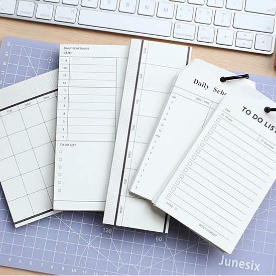 ภาพหน้าปกสินค้ากระดาษโน๊ต Memo Schedule Notepad To Do List 50 แผ่นสําหรับสํานักงานโรงเรียนรายสัปดาห์ จากร้าน jamjam.th บน Shopee