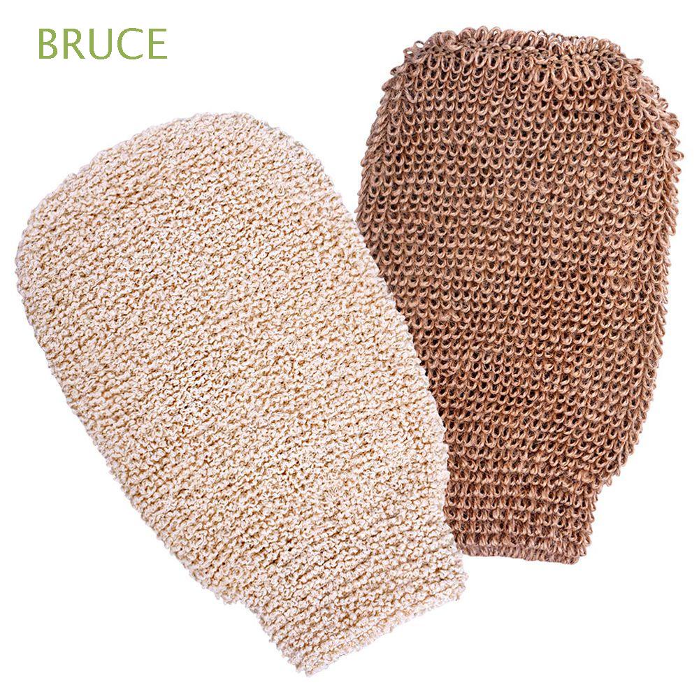 bruce-ถุงมือขัดผิวสองด้าน-ถุงมือใยไผ่-แปรงอาบน้ํา-แปรงขัดตัว-ถุงมือขัดผิว-ถุงมืออาบน้ํา-ปอกเปลือก-ถุงมืออาบน้ํา-ผ้าขนหนูทําความสะอาด