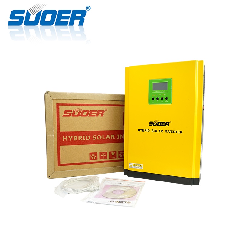 Hybrid Solar Inverter Suoer VMS-3K-24V-3200W MPPT80A ไม่ต้องใช้แบต ของ ...