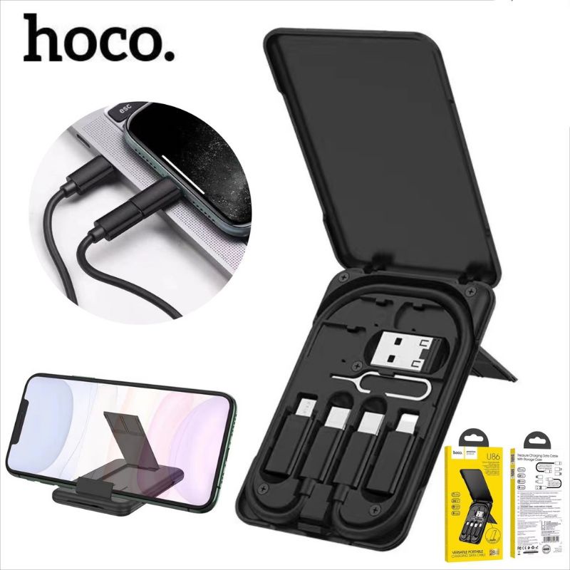 Hoco U86 5 In 1 3 A สายชาร์จโทรศัพท์มือถือ Micro + Type C สําหรับ ...