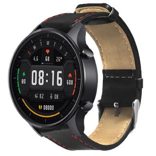 ภาพหน้าปกสินค้าสายนาฬิกาข้อมือหนัง 22 มม . สําหรับ Xiaomi Watch Color Mi ที่เกี่ยวข้อง