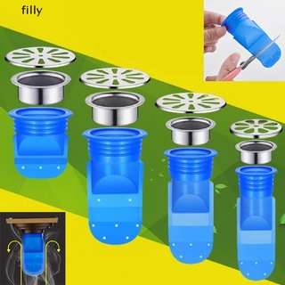 [FILLY] Kitchen Smell Proof Plug Sink Shower Strainer Bathroom Sink Drain Floor Drain DFG