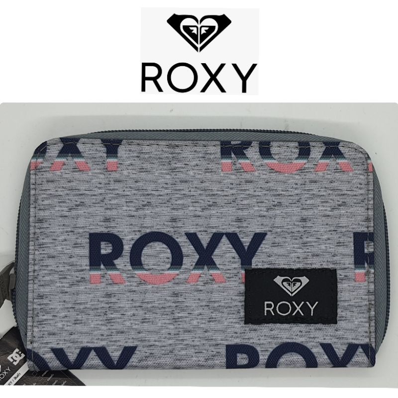 ของแท้-กระเป๋าใส่สตางค์-roxy-สีสวย-ใบใหญ่-มีช่องใส่บัตร-ใส่แบงค์